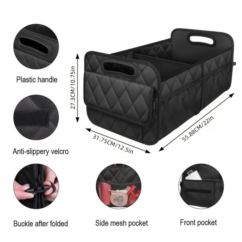 Car Trunk Organizer for SUV, C - Car Trunk Organizer Foldable Storage Box review and price