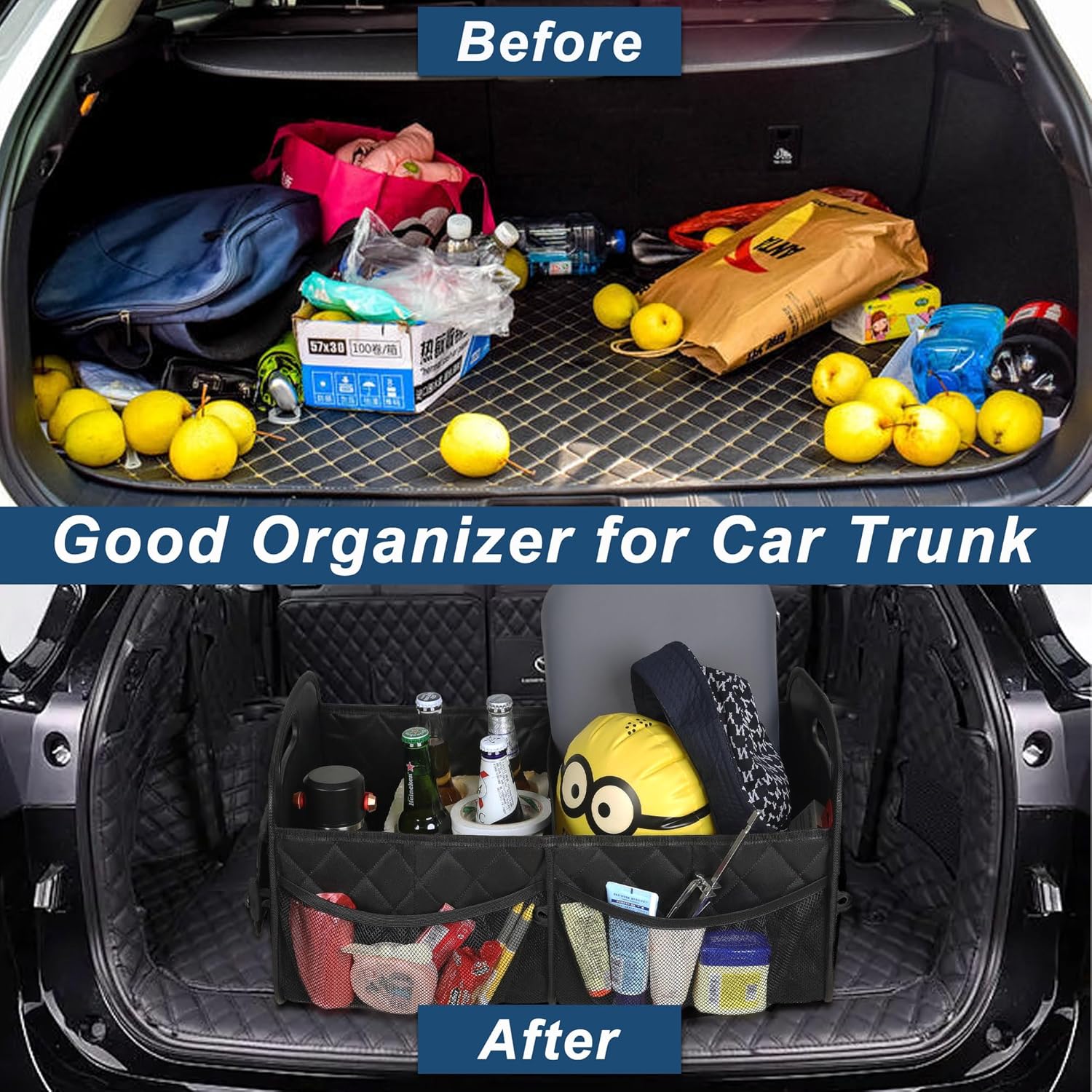 Car Trunk Organizer for SUV, C - Car Trunk Organizer Foldable Storage Box review and price