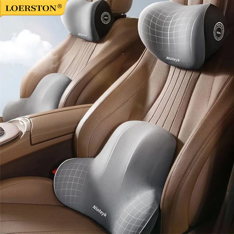 Memory Foam Car Neck Cushion C - Memory Foam Car Neck Pillow Lumbar Support review and price