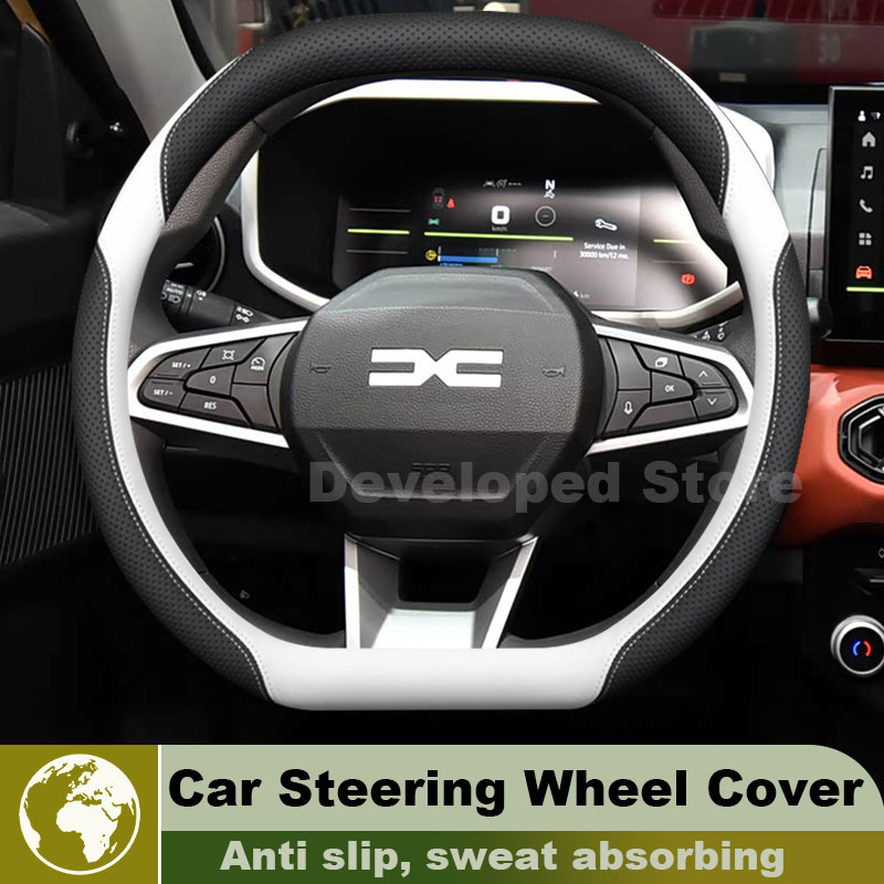Leather Car Steering Wheel Cov - Car Steering Wheel Cover Anti Slip Breathable review and price