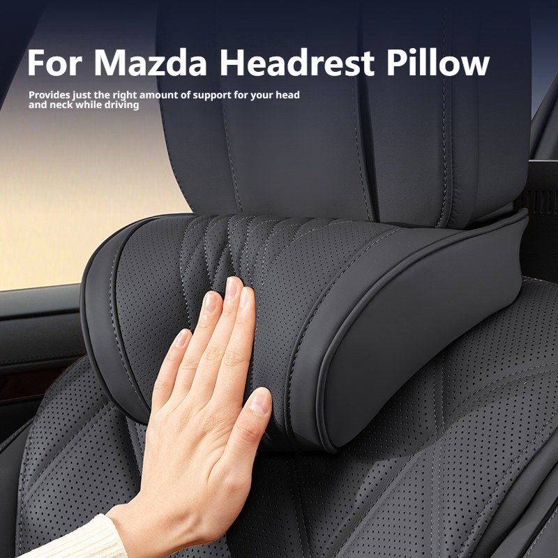 Memory Foam Nappa Leather, Car - Memory Foam Car Neck Pillow Lumbar Support review and price