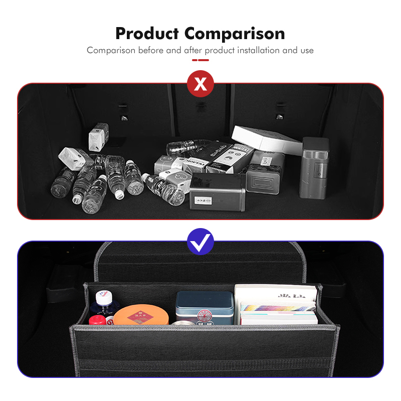 Car Trunk Storage Box Portable - Car Trunk Organizer Foldable Storage Box review and price